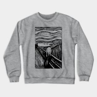 Edvard Munch The Scream Graphic Crewneck Sweatshirt